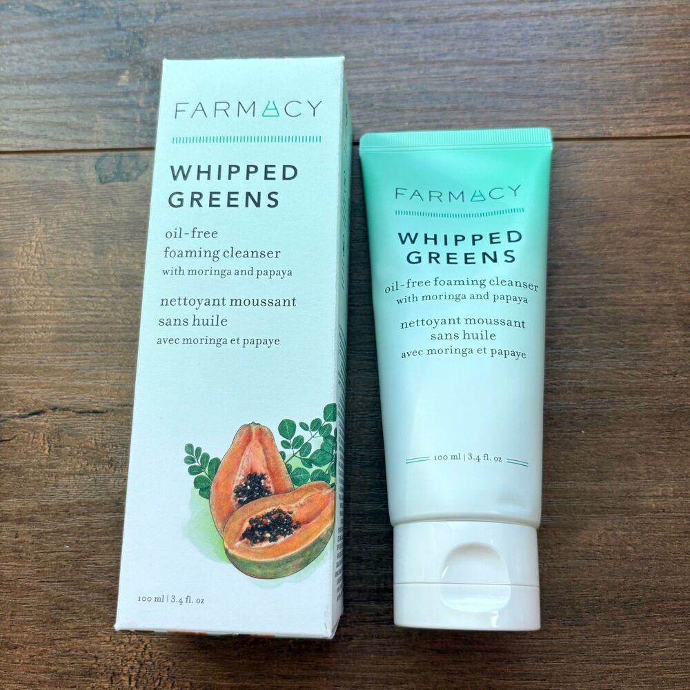 Farmacy Whipped Greens Foaming Cleanser 3.4 oz NEW